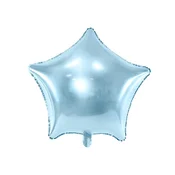 PartyDeco Folija balon STAR, moder, 48 cm