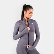 Polleo Womens Fierce Seamless Jacket, Grey - XS