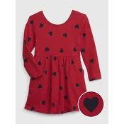 GAP Childrens Dress with Heart Print - Girls