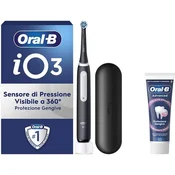 BRAUN Električna zobna ščetka Braun Oral-B iO Series 3 črna z potovalno torbico, (5000530662)