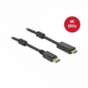 DisplayPort - HDMI kabel 3m 4K 60Hz Delock