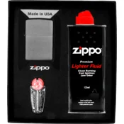 shumee Darilni set vžigalnikov ZIPPO BRUSHED CHROME št. 1
