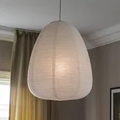 PR Home viseče svetilo Maki, belo, papir, O 43 cm, E27 - Dnevna soba/jedilnica - bela - Papir/karton
