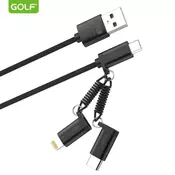 USB kabl 3u1 Mikro-Tip C-IP GOLF GC-51