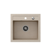 Quadron Ugradna sudopera JOHNNY 110 GraniteQ, sand/steel, HCQJ5047BEZK