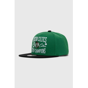 Kapa sa šiltom Mitchell&Ness NBA BOSTON CELTICS boja: zelena, s aplikacijom