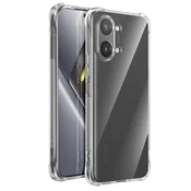 AVIZAR Ovitek za Poco X8 Pro Max iz Mehkega Silikona z Ojačanimi Vogali Proti Udarcem Bumper, Prozorna, (5000274177)