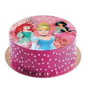 Dekora Jedilni papir - Minnie Mouse roza 20 cm