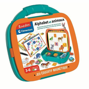 Društvene igre Clementoni Magnetic Letters Animals Case (FR)