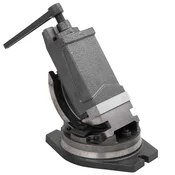 Vidaxl Nagibni primež z 2 osema 100 mm