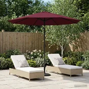 Vrtni suncobran 230 x 230 cm Poliester Pravokutni