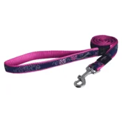 Rogz Povodac za pse Denim Rose - S
