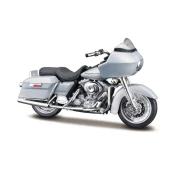 Maisto - HD - Motorno kolo - 2002 FLTR Road Glide, kovinsko siva, blister škatla, 1:18