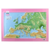 Junior mount everest reljefasta mapa a3 evropa roze ( B2C04882 )