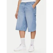 Lee Jeans kratke hlače Carpenter 112364163 Modra Loose Fit