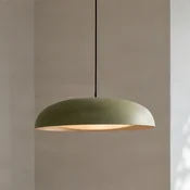 Lindby LED-visoka svetilka Florie, zelena, O 40 cm, kovina - Dnevna soba/jedilnica - Sodobni - svetlo zelena, bela