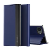 HURTEL Etui s pokrovčkom in stojalom za iPhone 16e Sleep Case Pro – modro