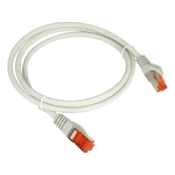 Patch kabel F/UTP kategorije 6 PVC 0,25 m siv ALANTEC