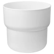 FÖRENLIG Cvetlični lonec, notranji/zunanji bela, 24 cm