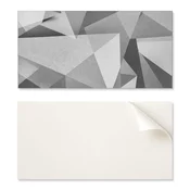 shumee Samolepilna vinilna stenska dekoracija 120x60 cm abstraktni poligonalni vzorec