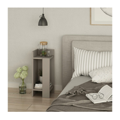 Hanah Home Elos Lijevi nocni ormaric, 25x60x27cm, antracit