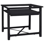 Vidaxl Pedestal za pralni stroj Črna 60 x 56 x 52 cm Jeklo