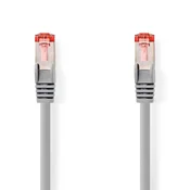 Nedis Omrežni kabel CAT6 | RJ45 moški | RJ45 moški | S/FTP | 1,00 m | Okrogla | LSZH / PVC | Siva | Zapakirano
