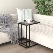 Vidaxl vidaXL Računalniška stranska mizica črna 50x35x65 cm