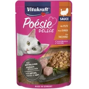 Vitakraft Mokra mačja hrana Poésie Délice Sauce + - Puranje prsi
