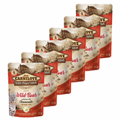 Carnilove Cat Wild Boar with Chamomile 6x85 g