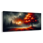 Slika drevo življenja ob sončnem zahodu - 140x70