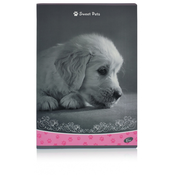 Zvezek A4 karo Sweet Pets, 54 listni
