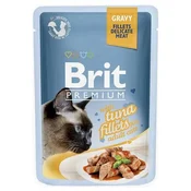 Brit Vlažna hrana za macke, Fileti tune u sosu, 85 g