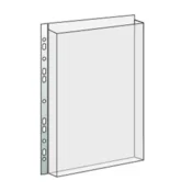 Ovitek kataloga PP 180 µm prozoren, evro tečaj 10 kosov