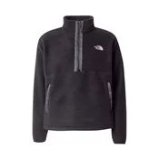 THE NORTH FACE Pulover FLEESKI črna/bela