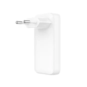 Polnilnik GaN FIXED Slim, 45W, PD2.0, 2xUSB-C FIXCG45S-2C-WH