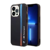 Bmw Etui BMW IML Tricolor Stripe za iPhone 14 Pro - črno
