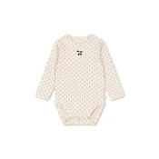Konges Slojd  body za dojenčke iz bombaža z elastanom BASIC LS BODY GOTS