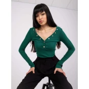 Blouse-RV-BZ-7439.18-dark green