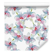 Tapeta z orhidejami Orchid Nature za dnevno sobo in spalnico 50x1000 cm