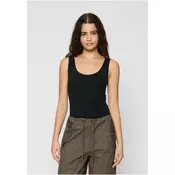 Womens body Organic Tank 2-pack black, black