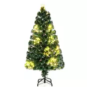 Northix 120 cm optično božično drevo z lučkami, PVC, stabilno podnožje