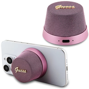 Guess Bluetooth GUWSC3ALSMP Speaker Stand pink Magnetic Script Metal (GUWSC3ALSMP)