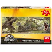 Dino Panoramska sestavljanka Jurassic World 150 kosov