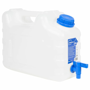 vidaXL Posoda za vodo s pipo prozorna 12 L plastika