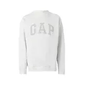 GAP Majica HERITAGE  svetlo siva / bela