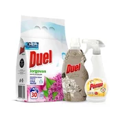 Duel Deterdžent Jorgovan 2.7kg + Omekšivac Like a diamond 1.6l + Sredstvo za cišcenje kuhinje 500ml