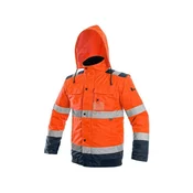 CXS Jakna CXS LUTON, visoko vidna, moška, oranžno-modra