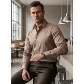 Moška enobarvna slim fit srajca