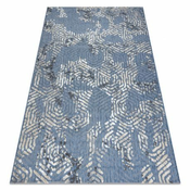eoshop Preproga Strukturna SOLE D3841 šesterokotniki - ravna vez modra/bež ( - Velikost: 80x150 cm)